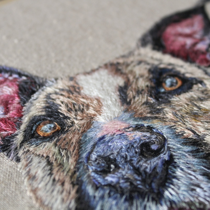 Details of pet portrait